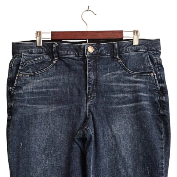 Wit & Wisdom High Rise Straight Leg Jeans Sz 16 - Picture 3 of 8